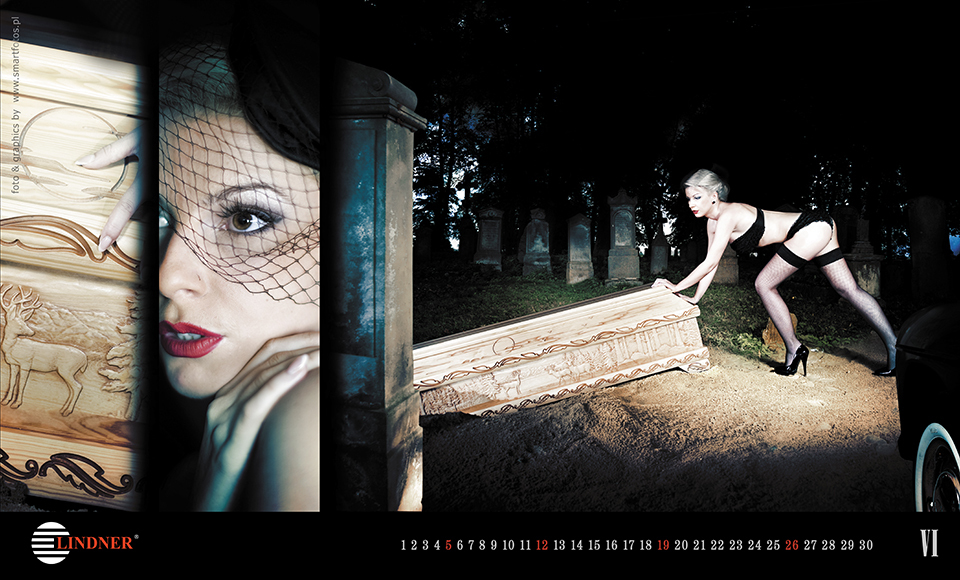 Erotic calendars with coffins - NSFW, Girls, Coffin, The calendar, Longpost