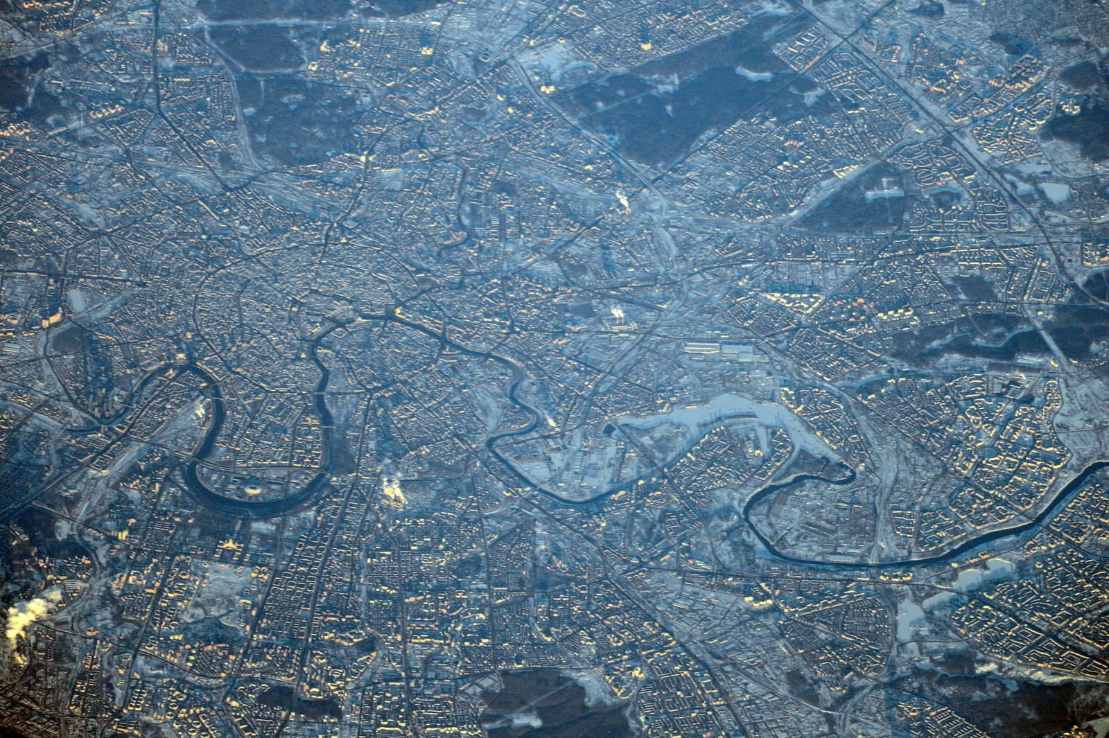 Moscow from the ISS... - Moscow, ISS