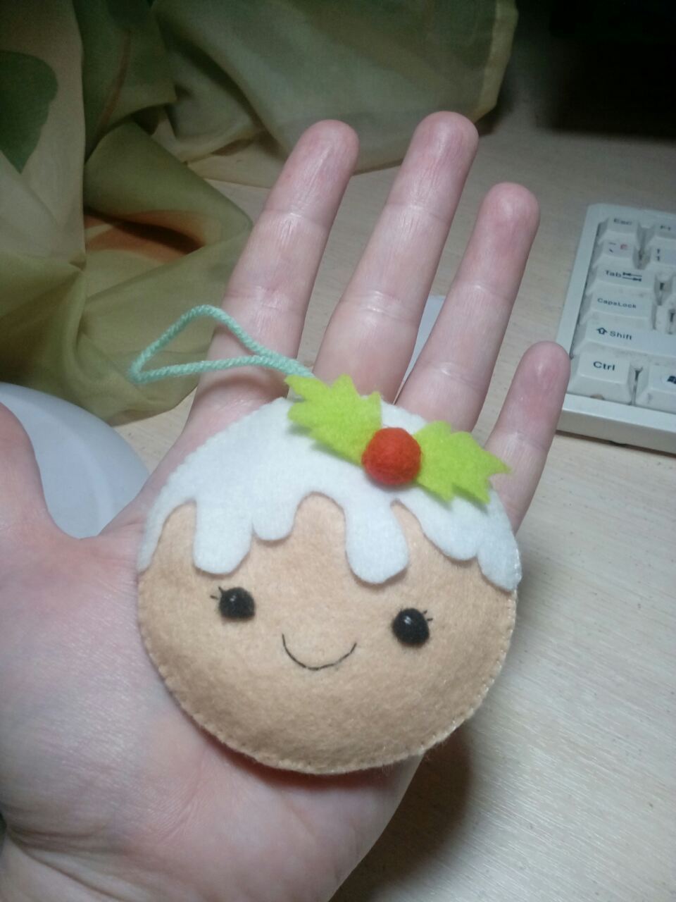 Cooking from felt!) - My, Felt, Sewing, Rukozhop, Christmas trees, , I myself, Longpost, Cookies