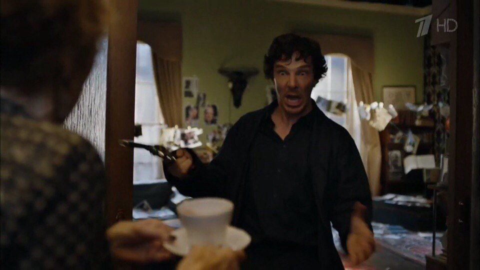 When an Englishman wants tea: - Sherlock Holmes, Benedict Cumberbatch, Serials, Storyboard, Tea, The British