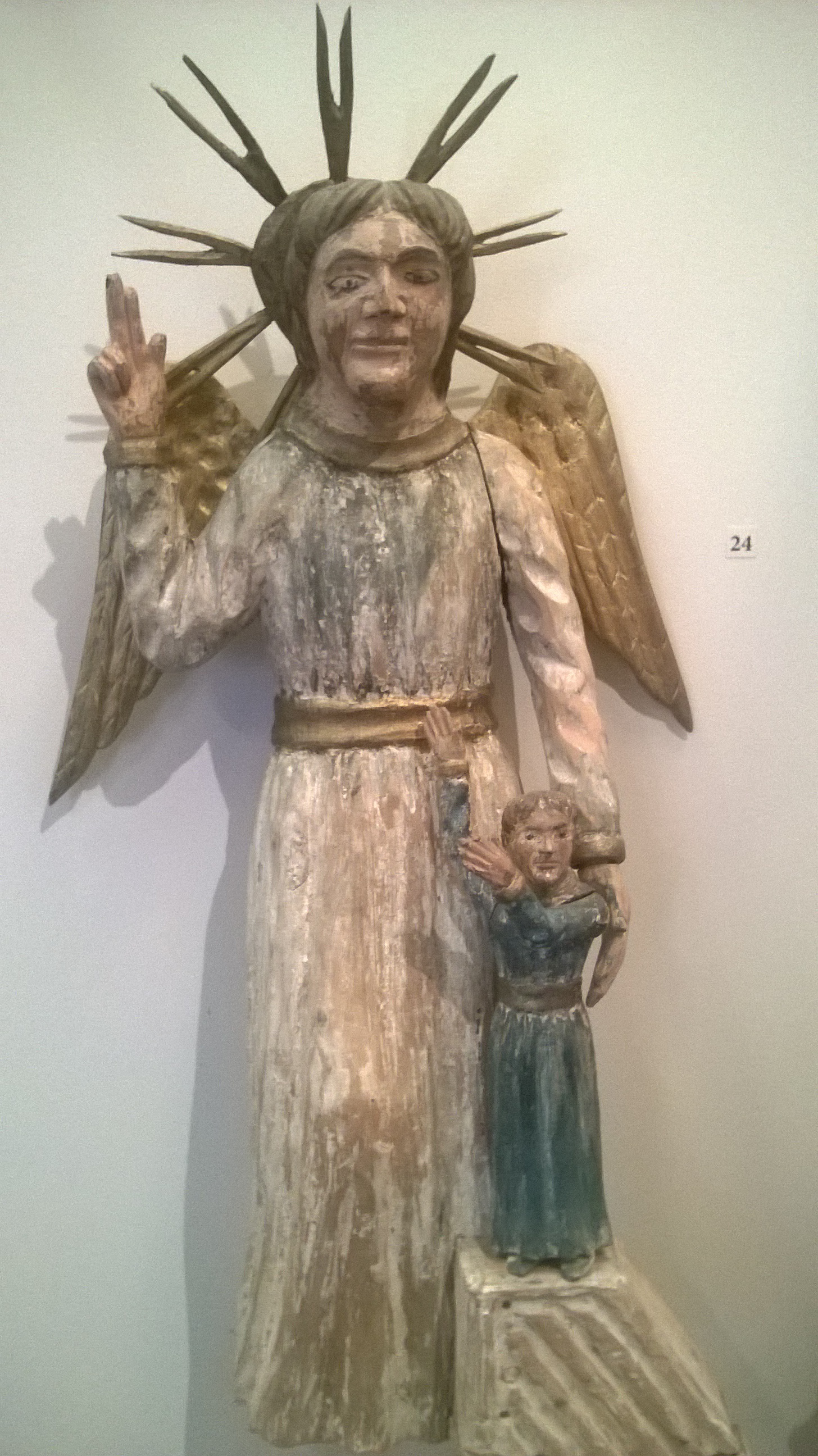 Wooden biblical sculptures in the National Museum of Lithuania - My, Religion, Sculpture, Museum, Longpost