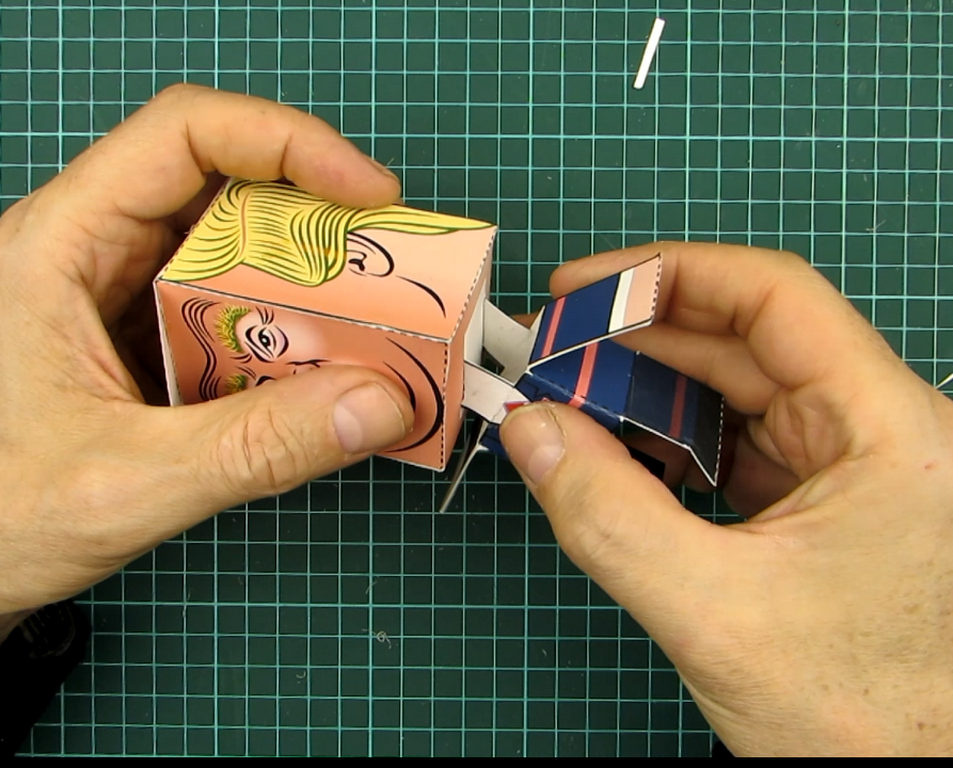 Paper Donald Trump - My, , Donald Trump, Trumpet, , Longpost, Origami