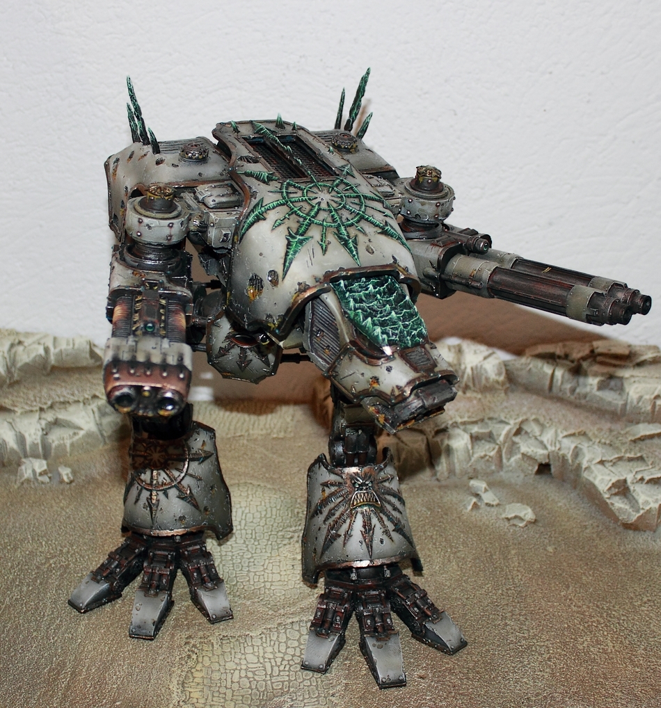 Хаоситский Warhound - Warhound, Warhammer 40k, Wh miniatures, Длиннопост