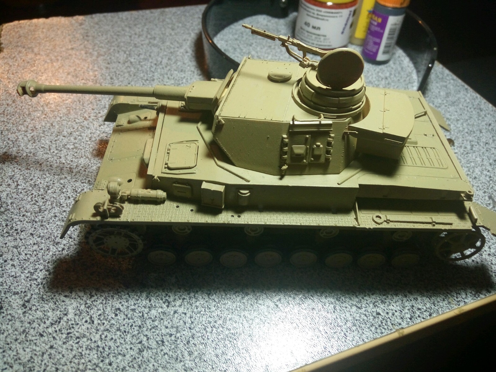 Dirty Pazik (Panzer IV Ausf.H) - My, Stand modeling, Tanks, Longpost