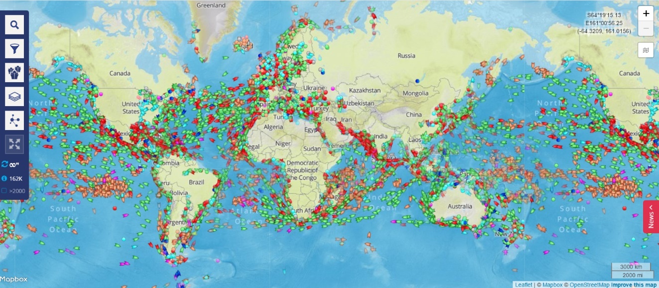 Траффик в масштабах планеты - GPS, Трафик, Flightradar24, Marinetraffic, Длиннопост