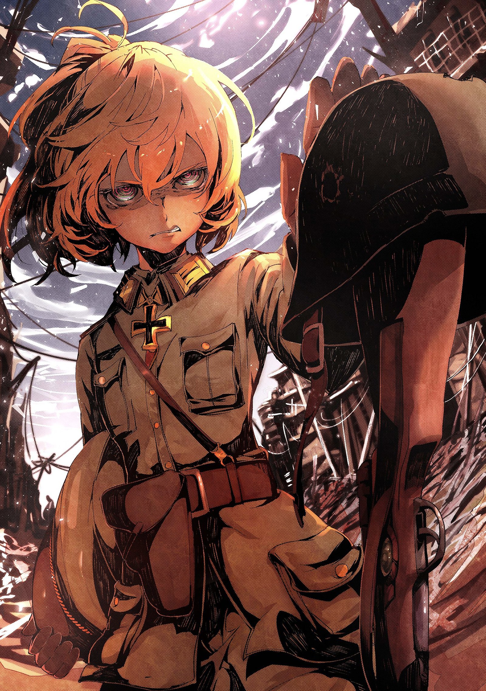 Youjo senki - Anime art, Anime, Youjo senki, Tanya Degurechaff, Military