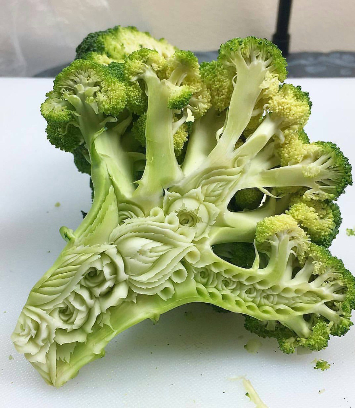 Artistic carving - Broccoli, Thread, Vegetables