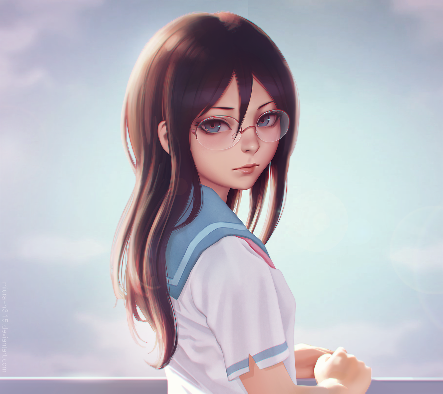 Tanaka Asuka - Anime art, Anime, Hibike! Euphonium, Asuka Tanaka, Miura-N315