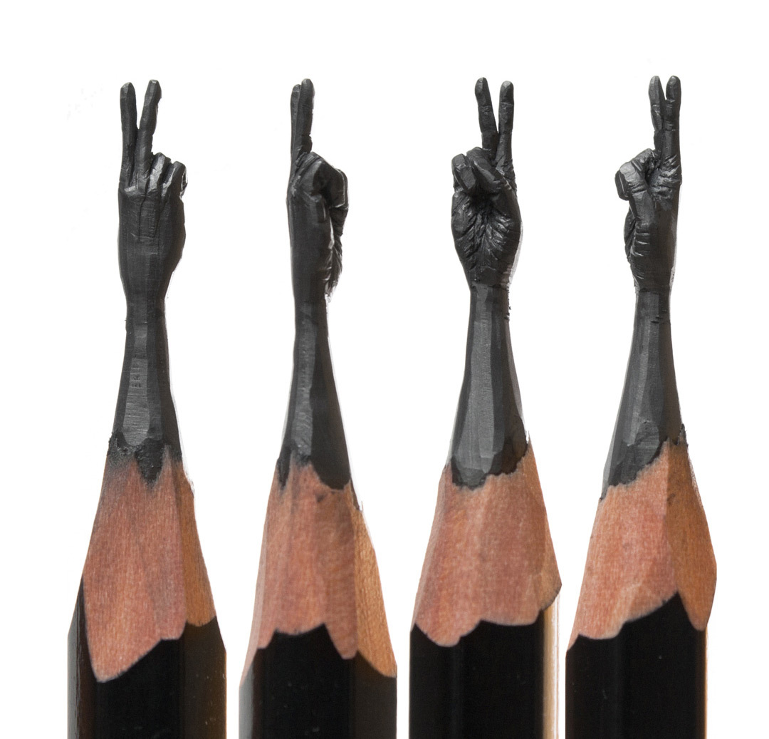 Pencil miniatures - Pencil, Graphite, Longpost, Miniature, Craft