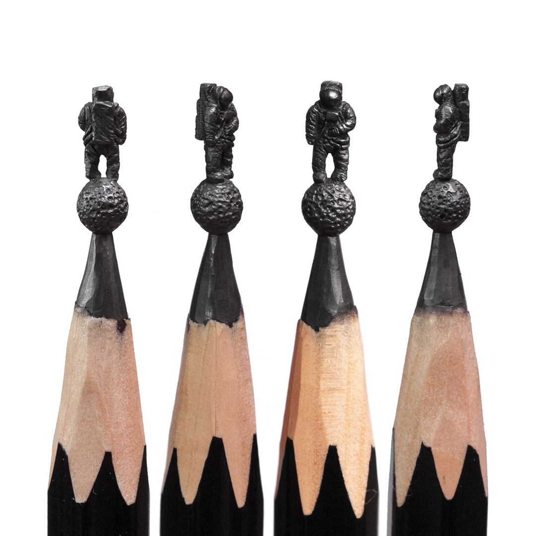 Pencil miniatures - Pencil, Graphite, Longpost, Miniature, Craft