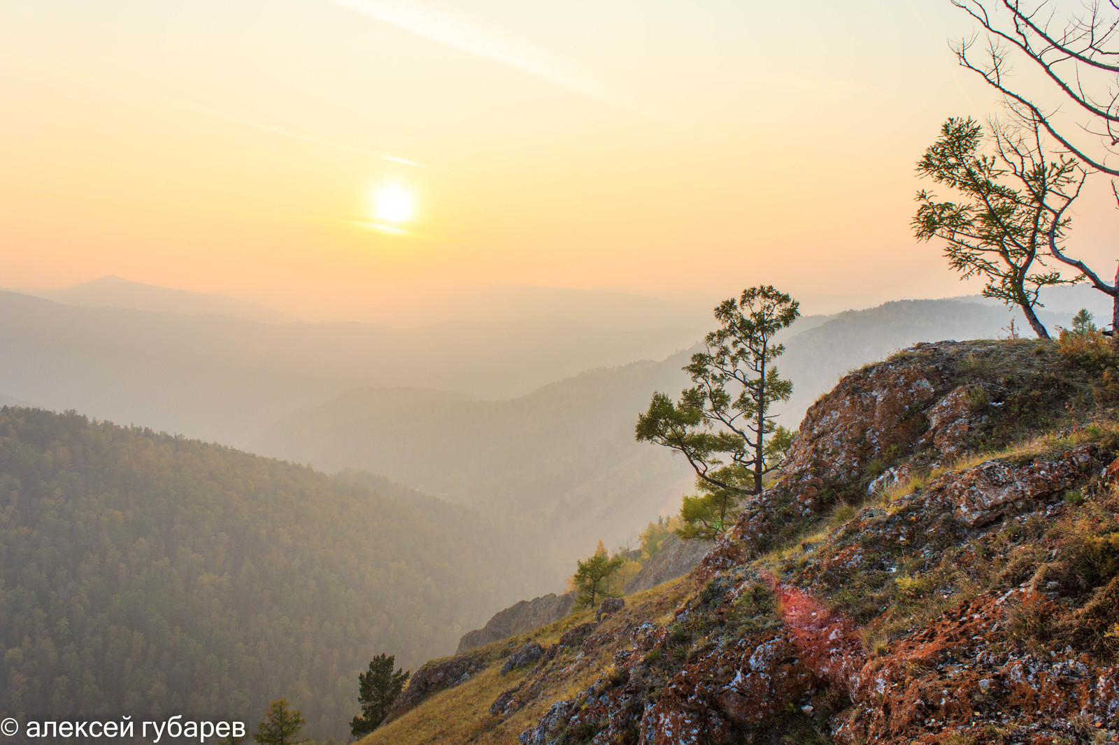 Sunset near Krasnoyarsk - My, Krasnoyarsk, Photo, Nature, Landscape, Sunset, Longpost