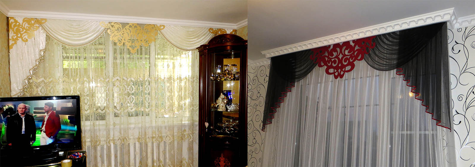 Entertaining curtains. - My, Curtains, Interior Design, Longpost