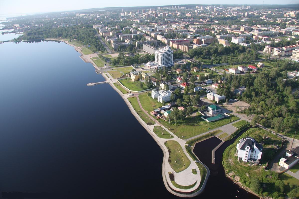 Птичьим взглядом на Петрозаводск | Пикабу