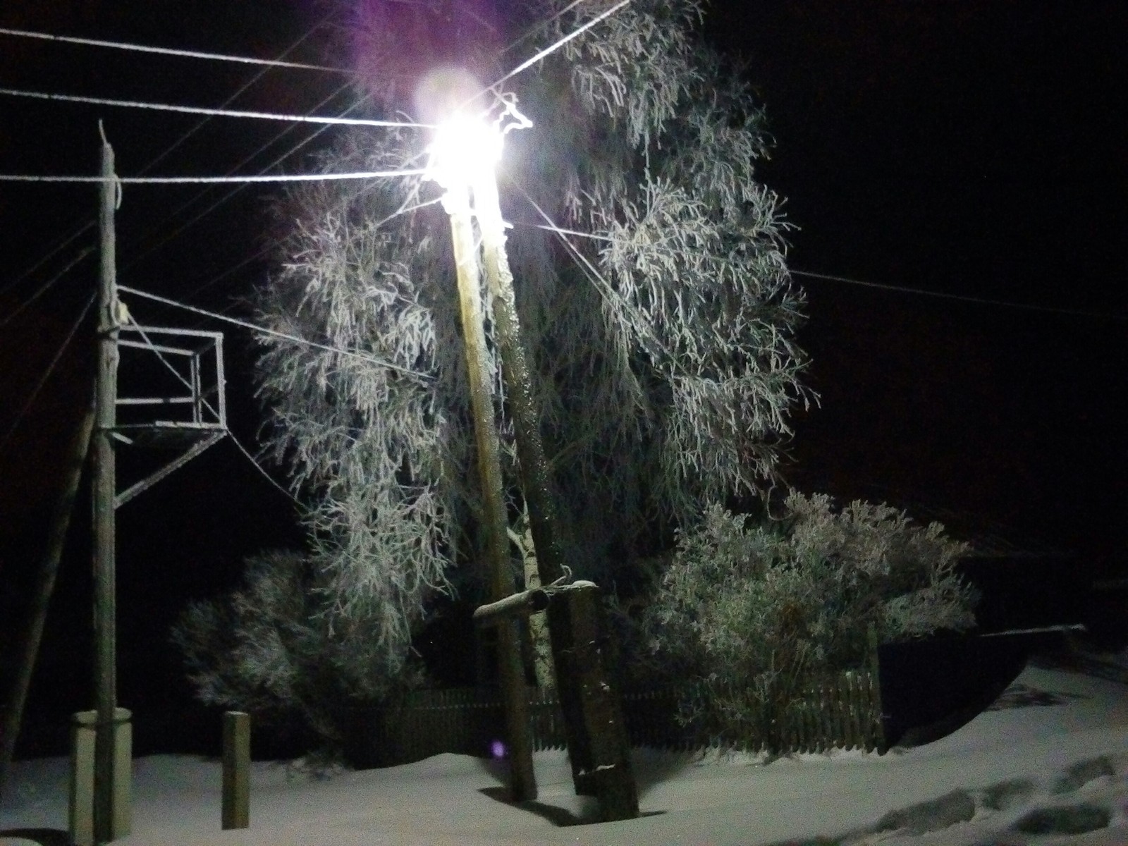 beauty - My, Snow, Village, Morning, beauty of nature