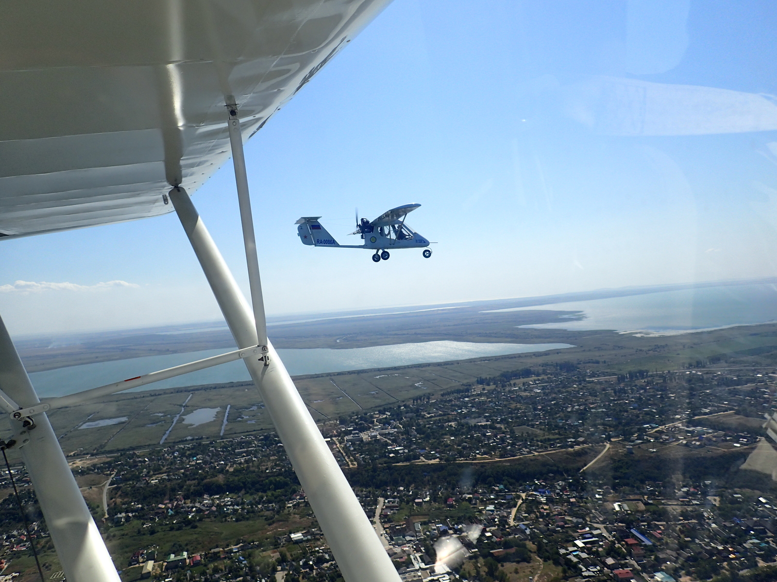 Flight on X-32 Bekas in Golubitskaya - My, Airplane, Snipe, Flight, Golubitskaya, Longpost