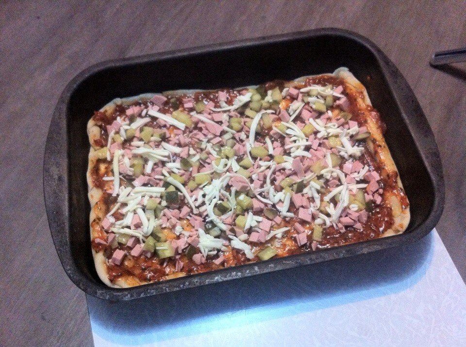 Economy pizza. - My, Recipe, Kitchen, Rogue, Beggars, Pizza, Food, Nikitanice, Niknicefood, Longpost