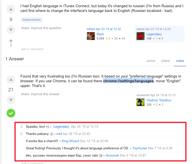 Когда встречаешь соотечественника на иностранном ресурсе - Моё, Itunes, Разработчики, Тыжпрограммист