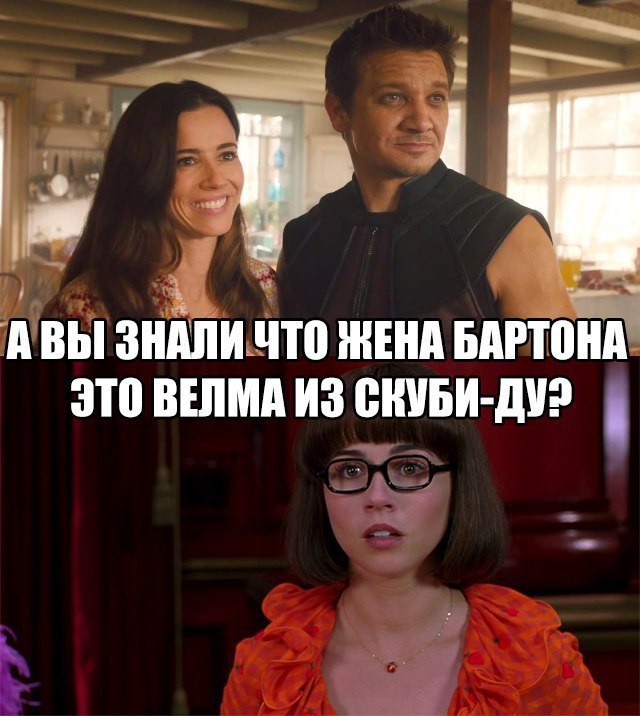 Hawkeye. - Marvel, Scooby Doo, Wife, Actors and actresses, Velma, Velma Dinkley