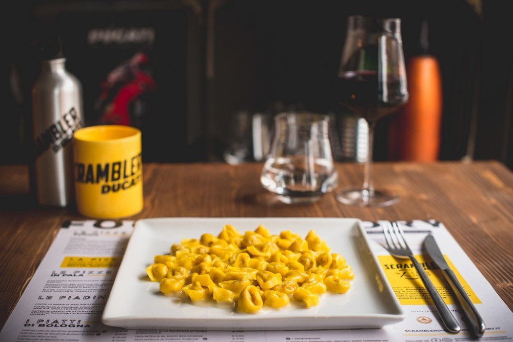 Ducati Scrambler Food themed restaurant - Ducati, Moto, A restaurant, Food, Italy, Motorcycles, Longpost