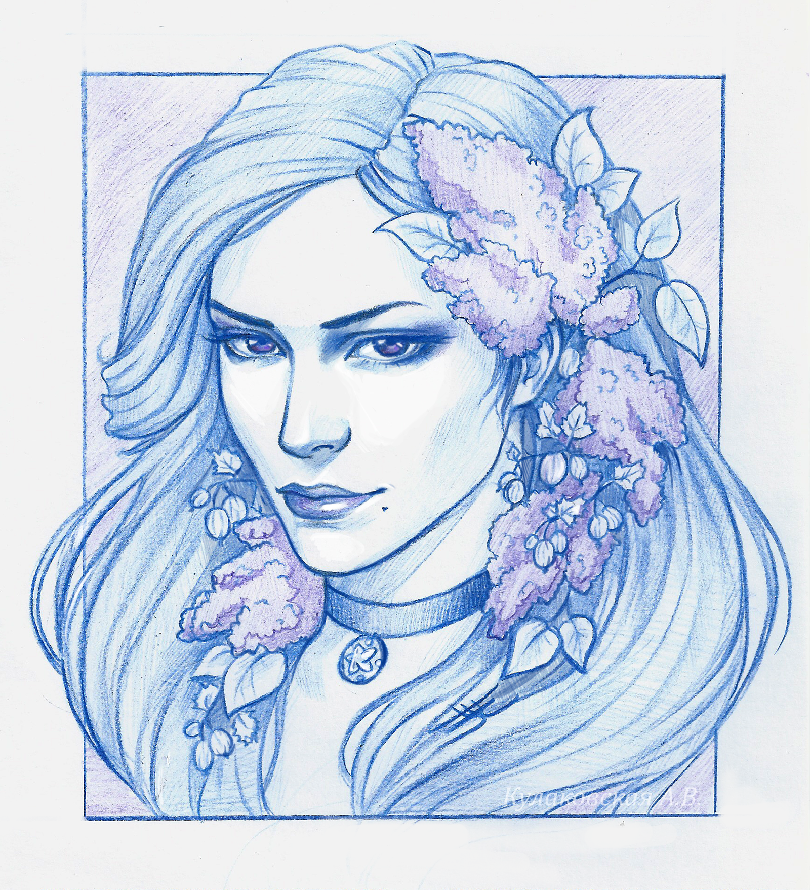 A few sketches of girls from the Witcher? :) - My, Keira Metz, Yennefer, Triss Merigold, Ciri, Art, Witcher, Sketch, Longpost