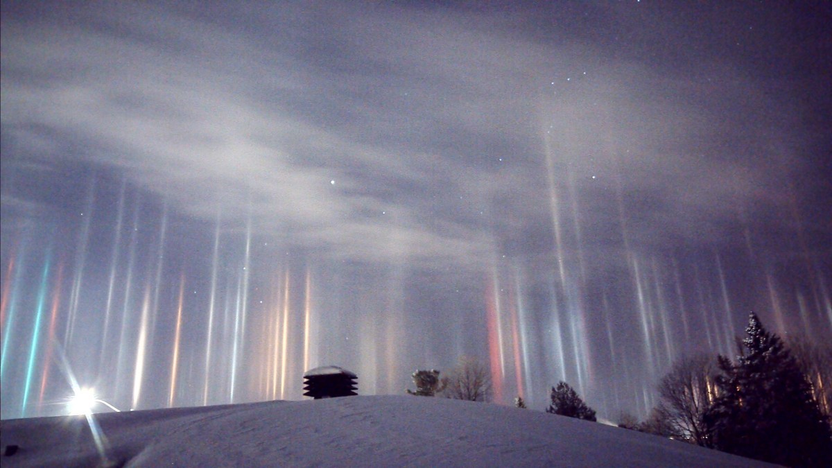 Light poles in Canada. - Canada, Light poles, Photographer, Beautiful, Tjournal