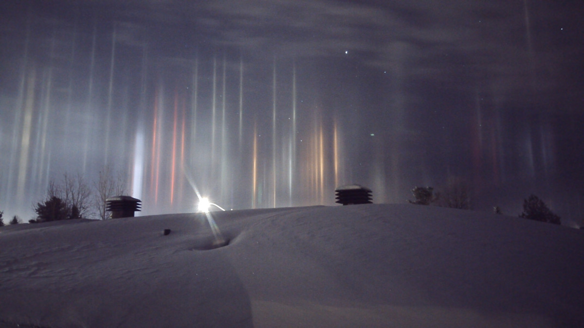 Light poles in Canada. - Canada, Light poles, Photographer, Beautiful, Tjournal