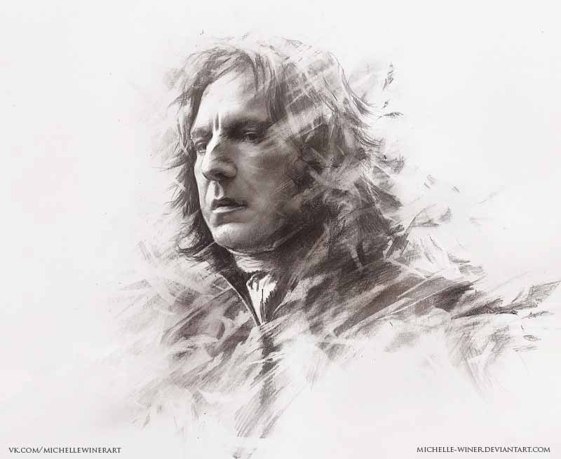 Severus Snape - Моё, Гарри Поттер, Северус Снейп, Алан Рикман