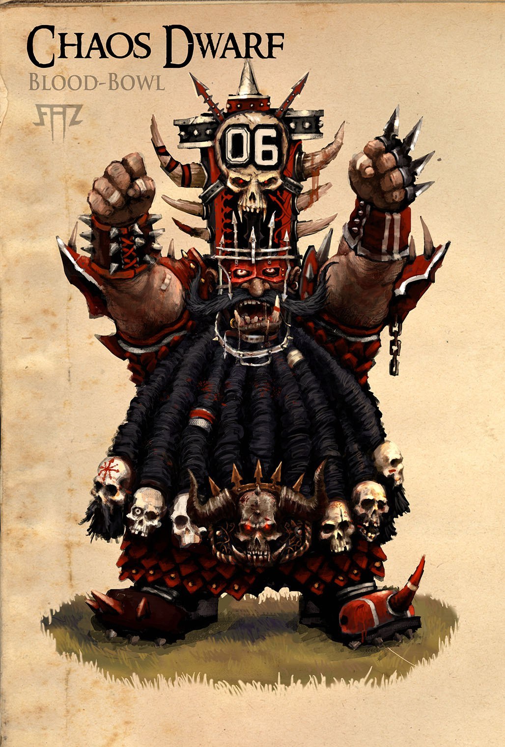 Chaos Dwarf teams. - Warhammer fantasy battles, Blood Bowl, Information, Longpost