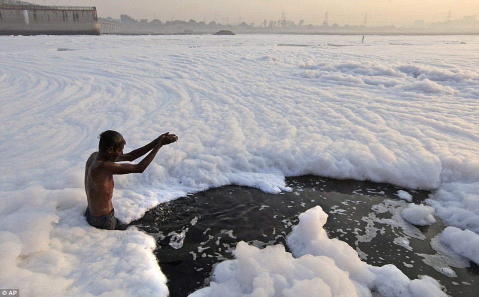 I thought walrus - Ganges, River, Water, Foam, It seemed