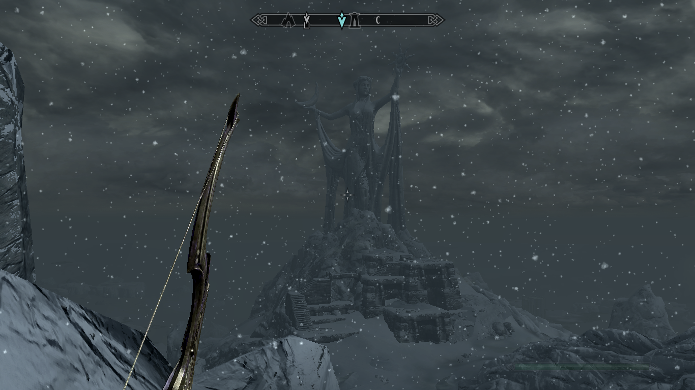 Beautiful angle, isn't it? - My, Skyrim, Landscape, Games, , The Elder Scrolls V: Skyrim