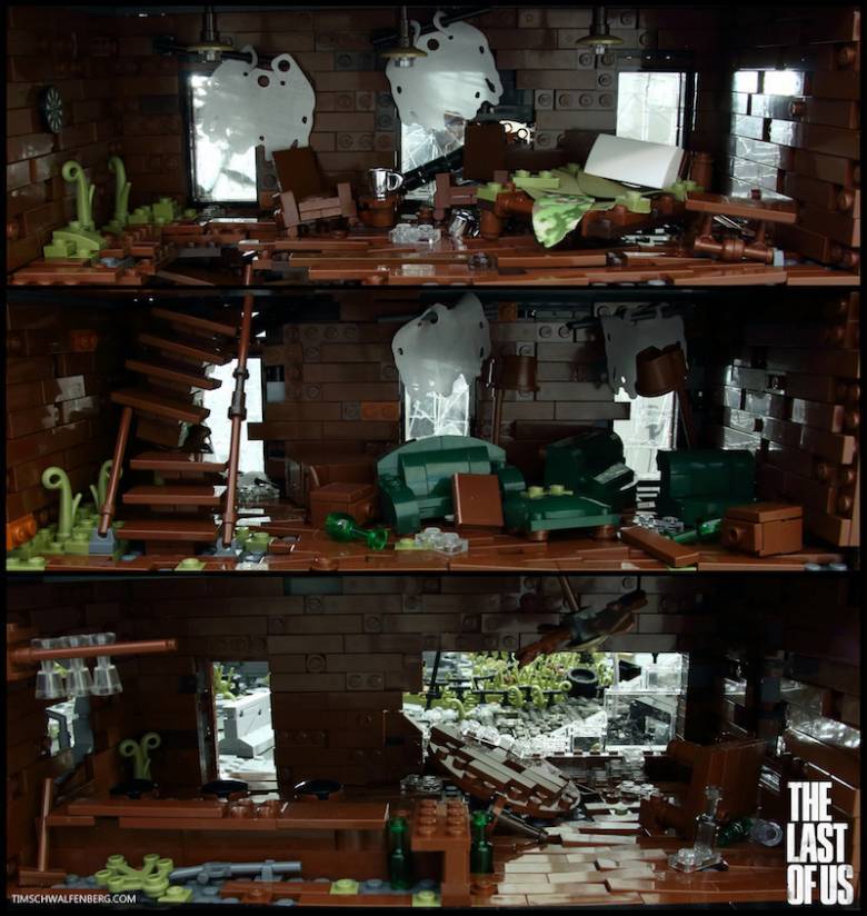 A Canadian built a street from The Last of Us with LEGO - Games, news, Interesting, , The last of us, Lego, Longpost