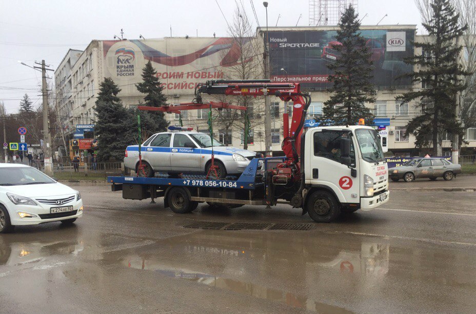 Tow truck that could (Simferopol) - DPS, Violation