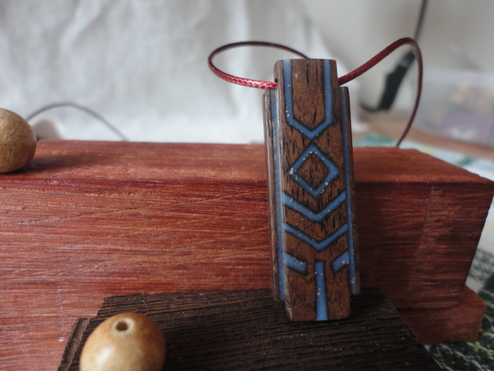 northern amulets - My, North, Glowing Amulets, Indigo, Totem, Needlework, Wood carving, Phosphor, Handmade, Longpost, Amulet