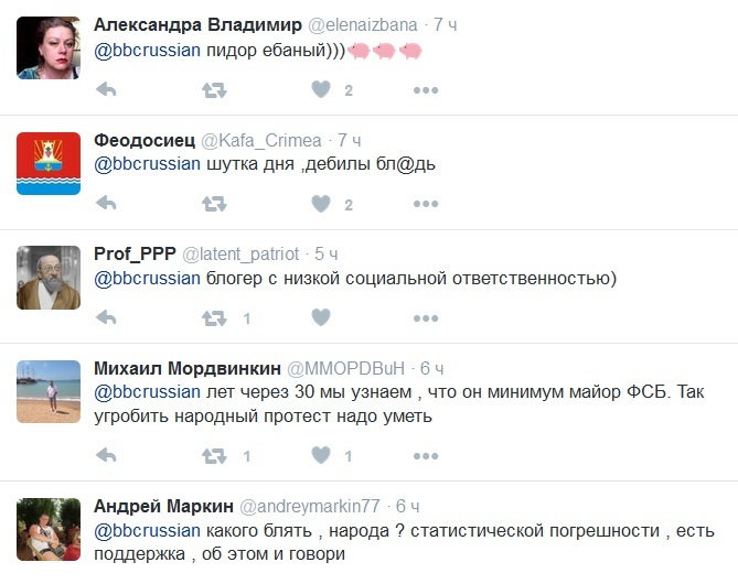 When people support you - Alexey Navalny, BBC, Twitter, Screenshot, Politics, People's love, Mat, Longpost