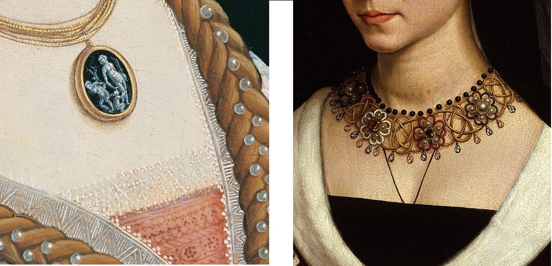 Perhaps the earliest fawn - My, Fashion history, Decoration, Renaissance, Choker, 