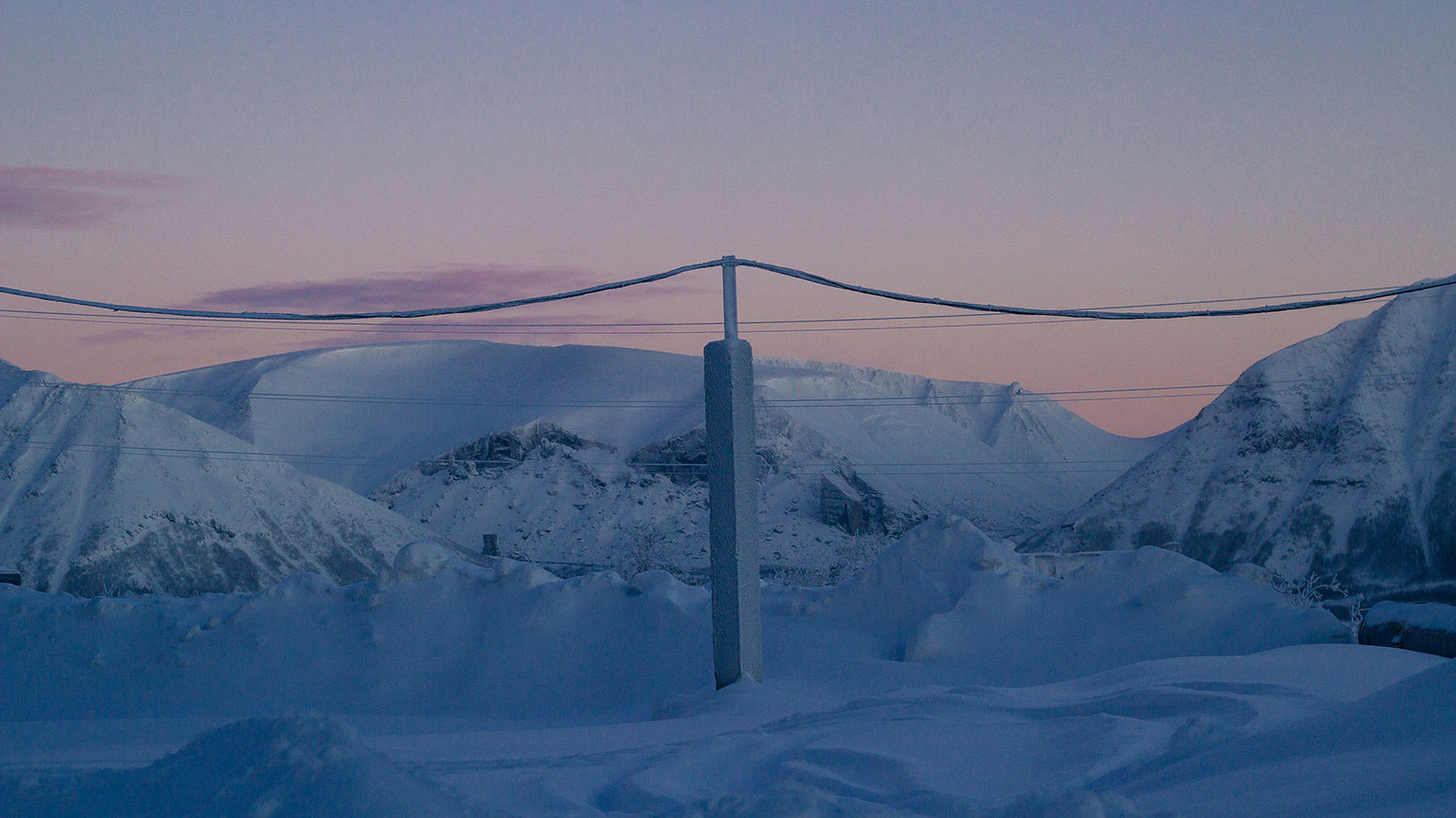 My little town - My, Kirovsk, Khibiny, Winter, The sun