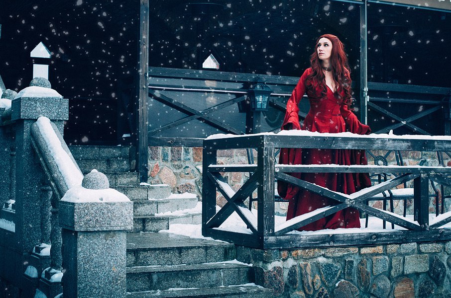 Melisandre of Konigsberg 2 - My, Game of Thrones, Cosplay, Cosplayers, cosplayer, Melisandre, , Melisandre, Longpost