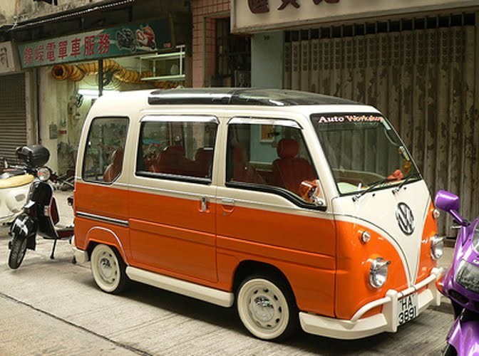 Subaru Sambar is a custom Japanese kei car. - Subaru, , , , Subcompact, Longpost