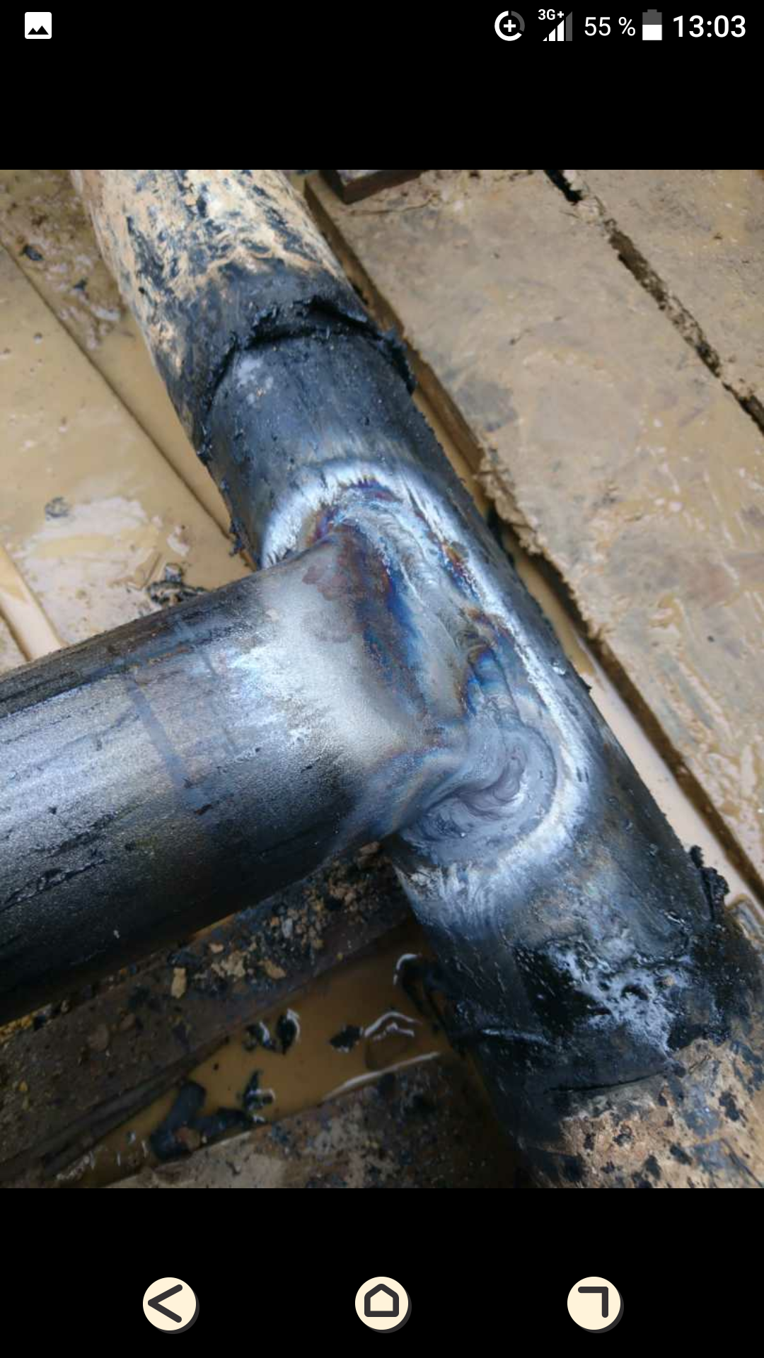 Steel tie-in gas low pressure) - My, Gas, Gas service, sidebar, Danger, Longpost