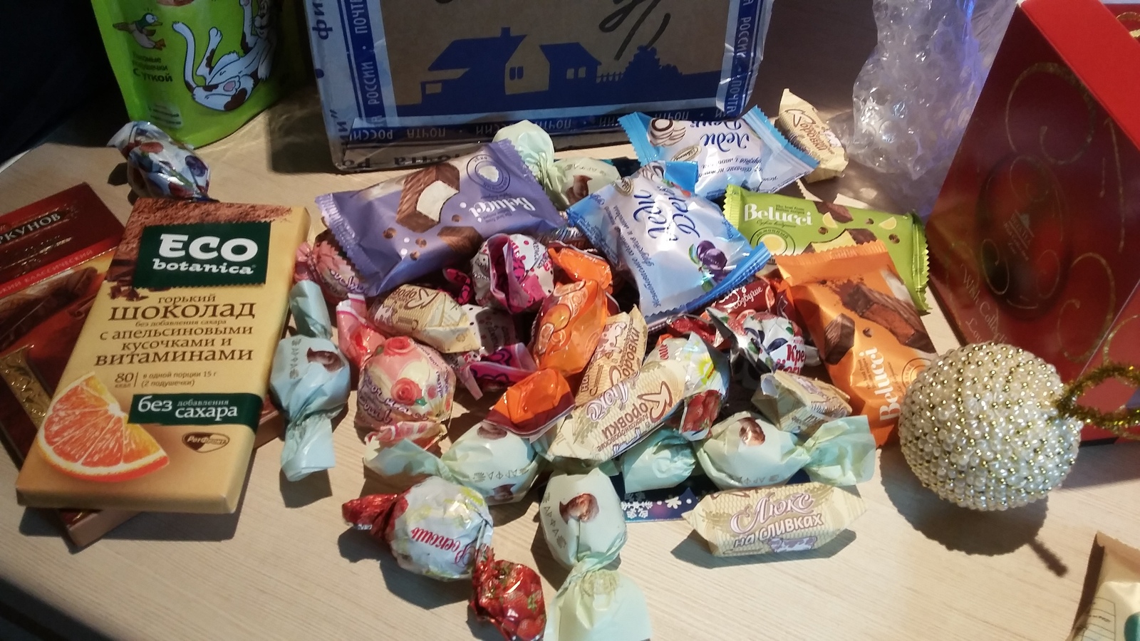 A gift from my Snow Maiden from Alexandrov :-)) - My, Gift exchange, New Year, , Secret Santa, , Longpost