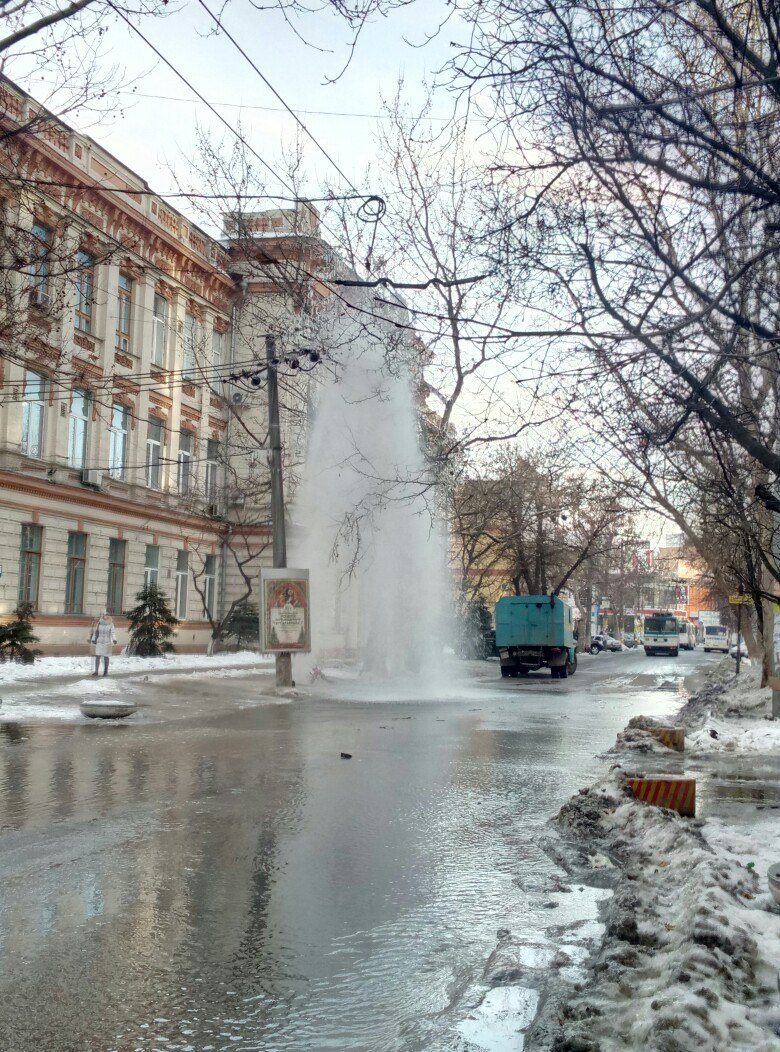 For those who did not have time to swim for baptism - My, Fountain, Ice rink, Baptism, Longpost