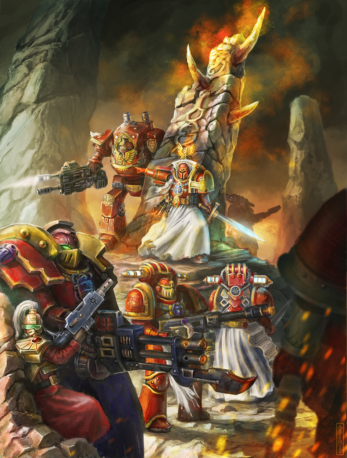 Thousand Sons - Warhammer 30k, Warhammer 40k, Art, Thousand Sons