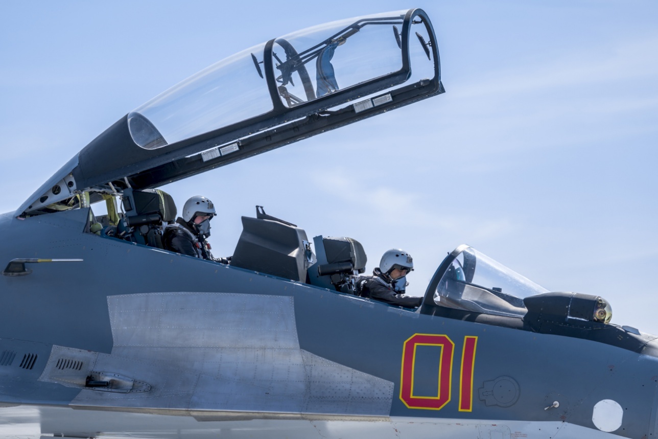 Су-30СМ ВВС Казахстана | Пикабу