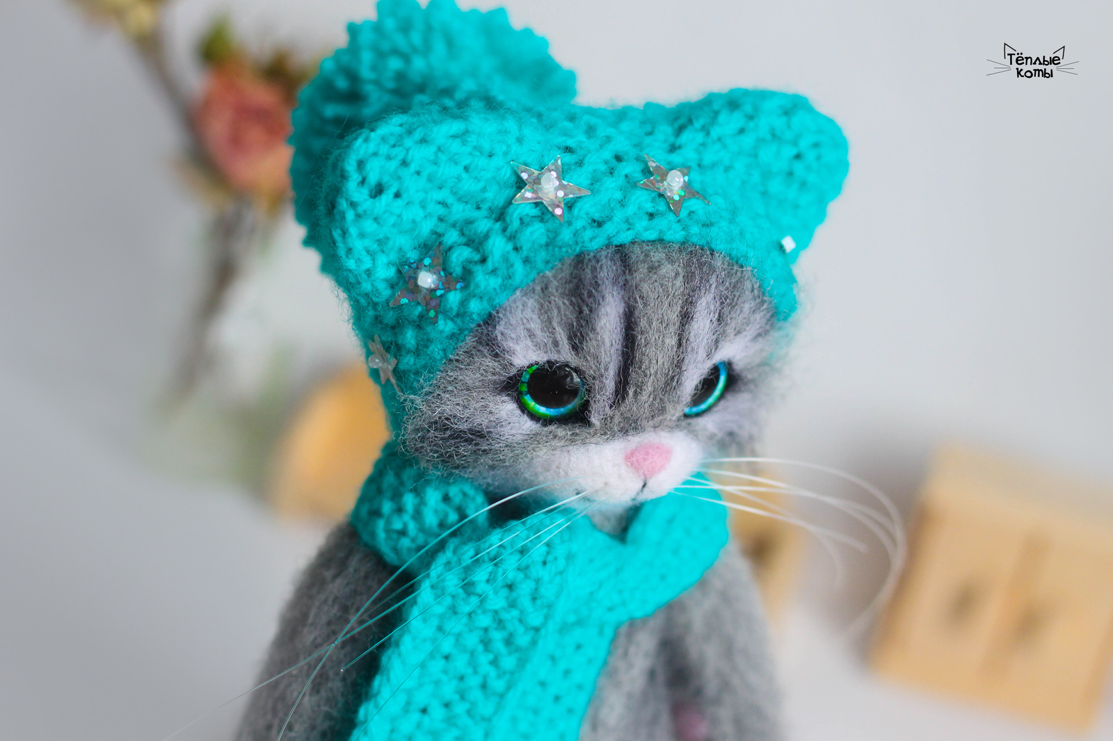 Thea cat. Dry felting. - My, Dry felting, Creation, Art, cat, Wallow, Wool toy, Author's toy, beauty, Longpost