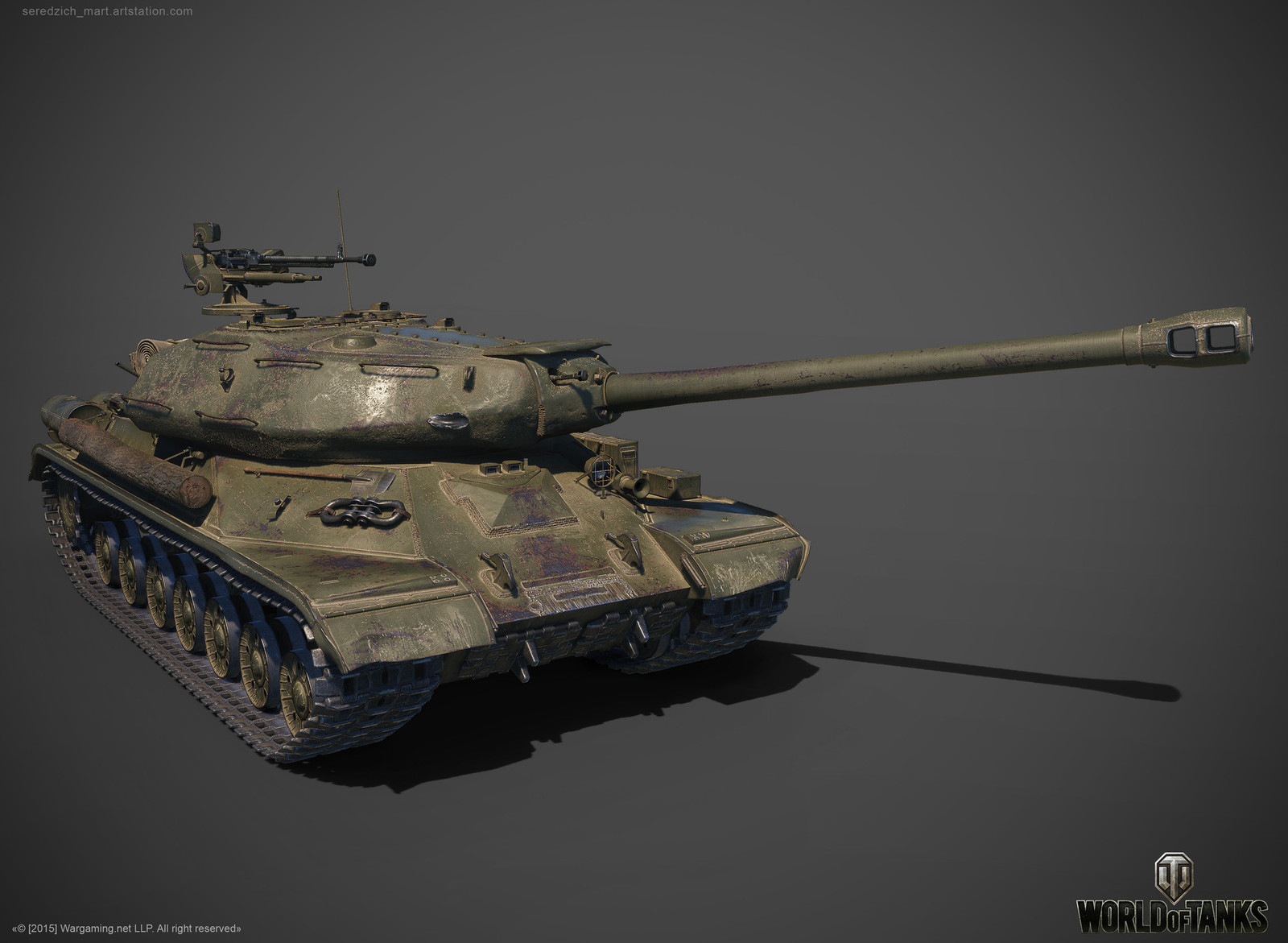 Tanks, 3D, Bloody VG. - Art, Artstation, , Tanks, World of tanks, , , IS-4, Longpost