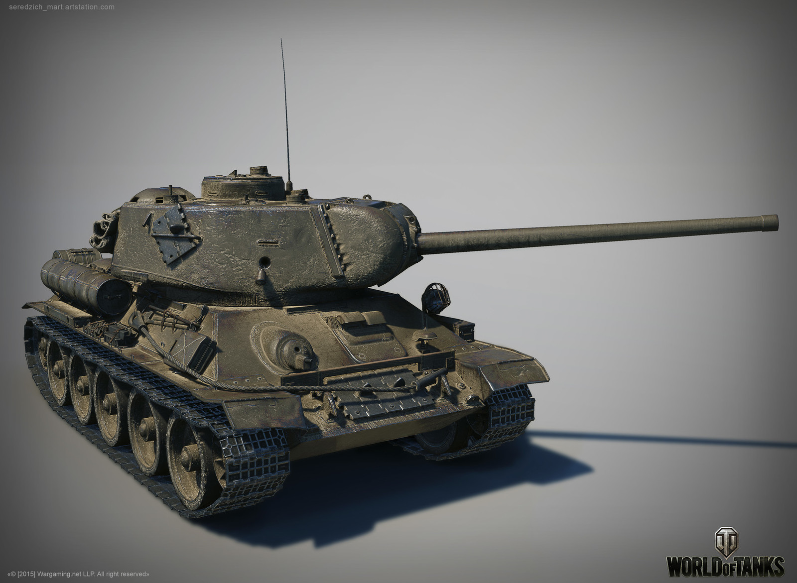 Tanks, 3D, Bloody VG. - Art, Artstation, , Tanks, World of tanks, , , IS-4, Longpost