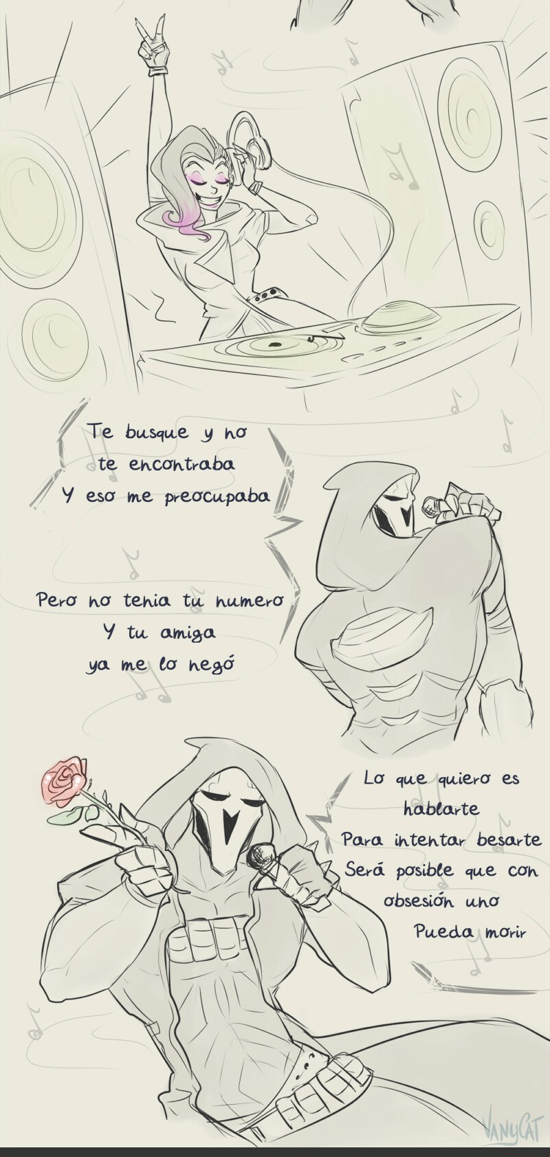 Sombra in his repertoire 2. - Reaper, Overwatch, Sombra, Widowmaker, Tracer, Comics, Longpost