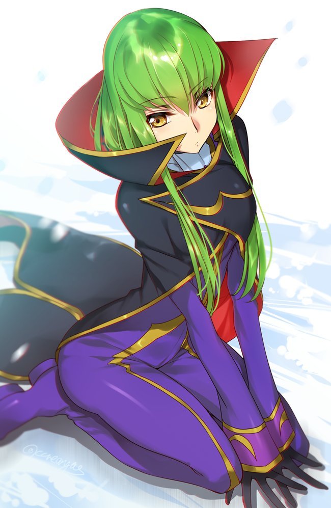 C.C. - Code Geass - Аниме, Арт, Anime Art, Code Geass