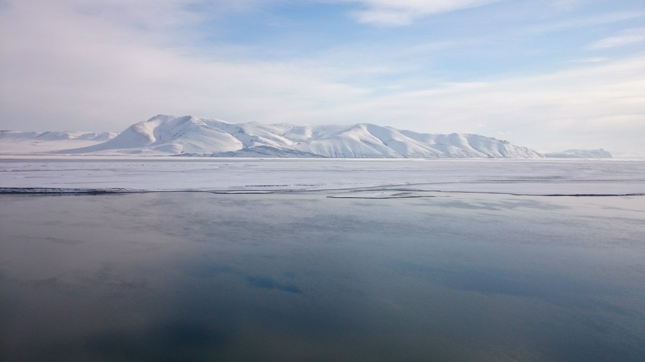 Зимний поход на гору Куня - Горы, Река, Енисей, Снег, Солнце, Небо, Скалы, Длиннопост