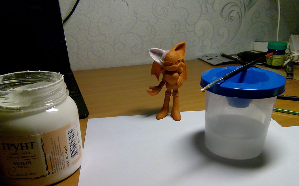 Treasure Huntress - My, Polymer clay, With your own hands, Rouge the bat, , Sonic the hedgehog, Longpost